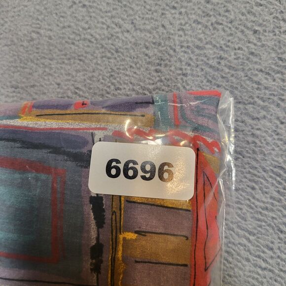 Jack Lipson Button Up Shirt Mens M Crazy Pattern Abstract Short Sleeve - Picture 7 of 7